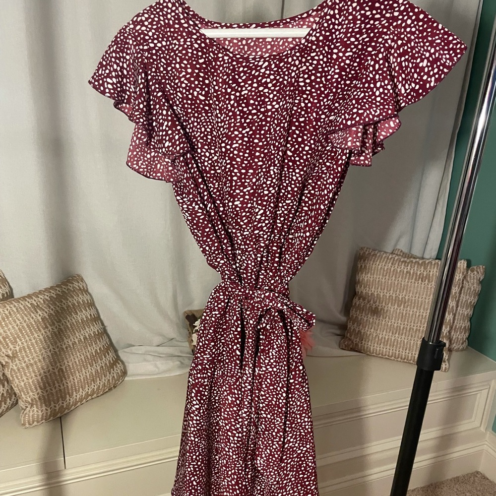Shein Dress with Dotted Design